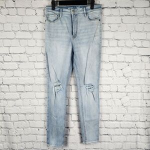 Old Navy Size 10 Exta High Rise Super Skinny Distressed Jeans
